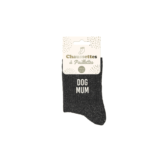 Glittersokken Dog Mum