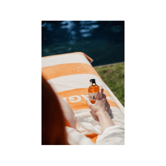Twenthe Noos Plage Privee   450 Gram Per Vierkante Meter 100x180 Orange