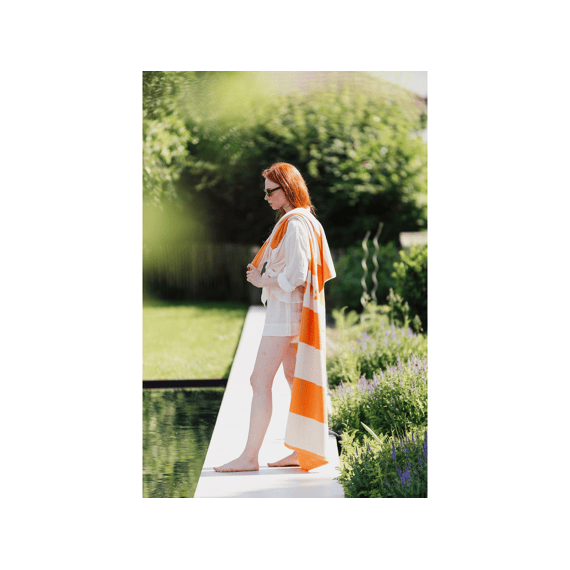 Twenthe Noos Plage Privee   450 Gram Per Vierkante Meter 100x180 Orange