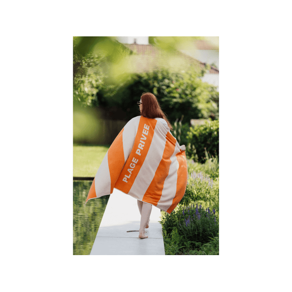 Twenthe Noos Plage Privee   450 Gram Per Vierkante Meter 100x180 Orange