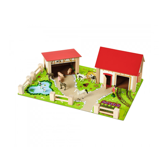 Eichhorn Houten Boerderij Met Accessoires