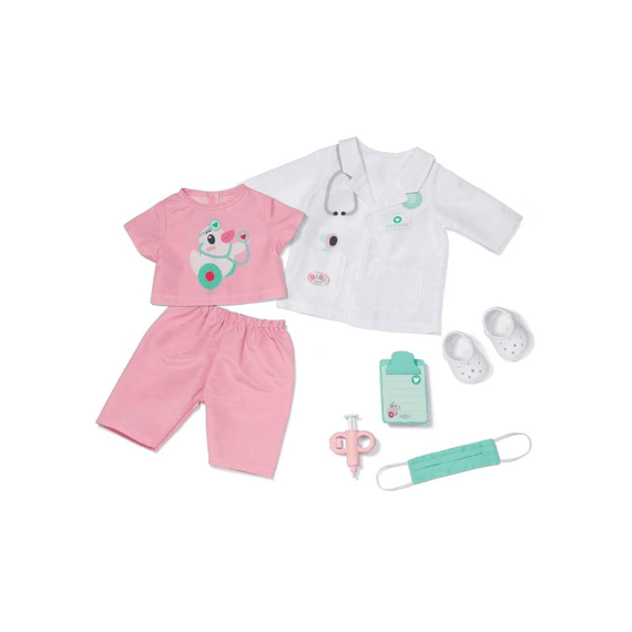Baby Born Outfit Dokter Voor Pop 43cm