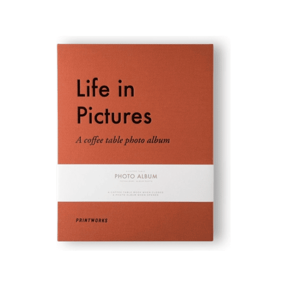 Printworks Fotoalbum Life In Pictures Oranje