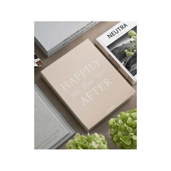 Huwelijksalbum Happily Ever After Beige