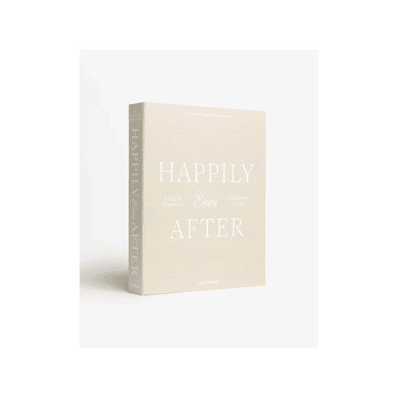 Huwelijksalbum Happily Ever After Beige