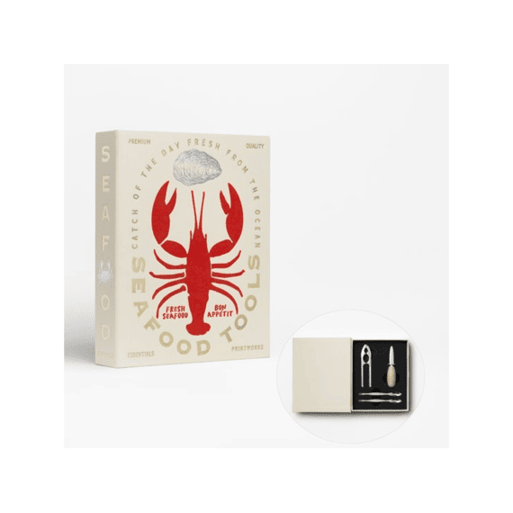 Printworks The Essentials Seafood Tools Beige