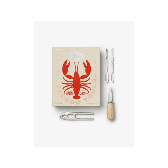The Essentials Seafood Tools Beige