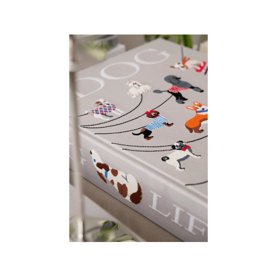Printworks Fotoalbum Geborduurd Dogs Beige Multi