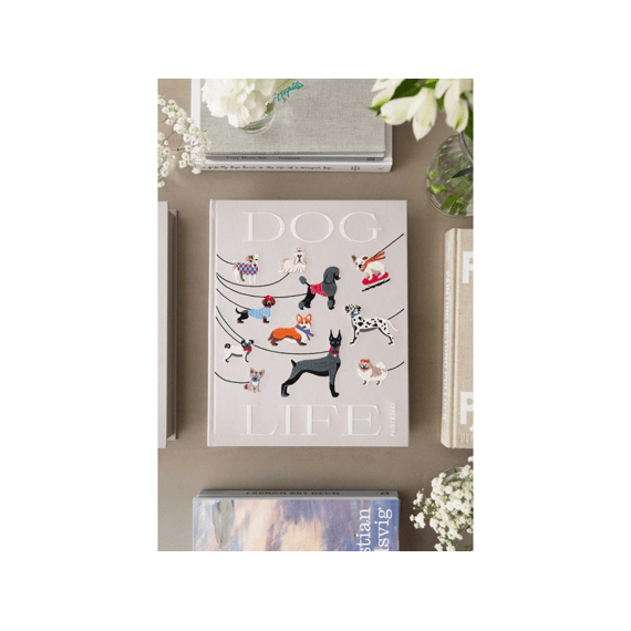 Printworks Fotoalbum Geborduurd Dogs Beige Multi
