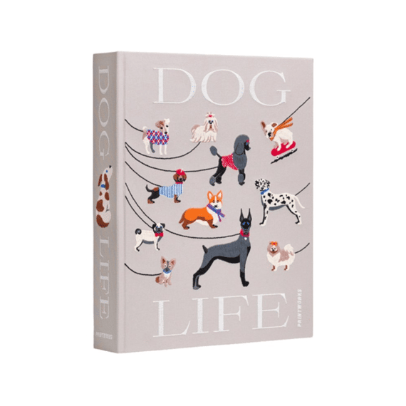Printworks Fotoalbum Geborduurd Dogs Beige Multi