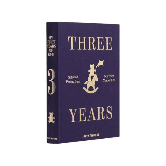 Printworks Fotoalbum Baby My First 3 Years 3-pack Licht Blauw