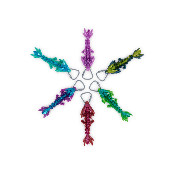 Crystal Lynx Mini Dragon Clip 15cm Assortiment