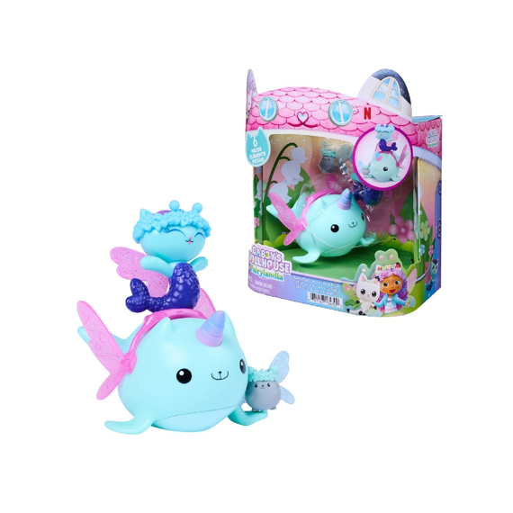 Gabby's Dollhouse Fairylandia Mercat En Narwhal
