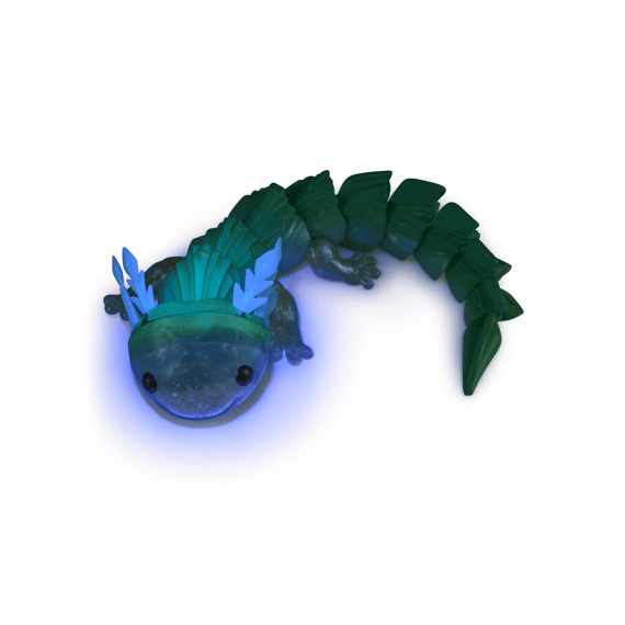 Crystal Dragons Figuur Axolotl Assortiment Verzamelfiguur