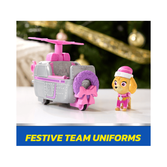 Paw Patrol Pup Squad Christmas Voertuigen 3-pack