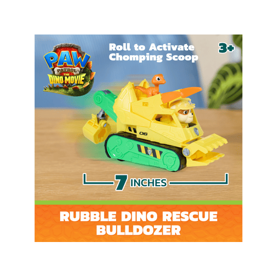 Paw Patrol Dino Movie Voertuig Rubble