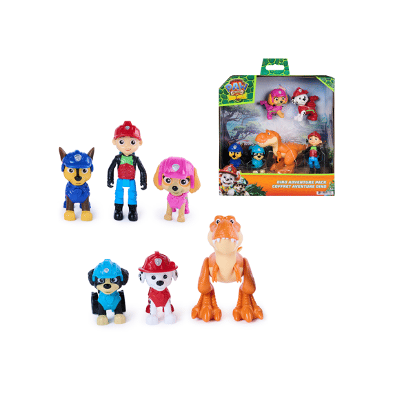 Paw Patrol Dino Movie Figuur 6-pack