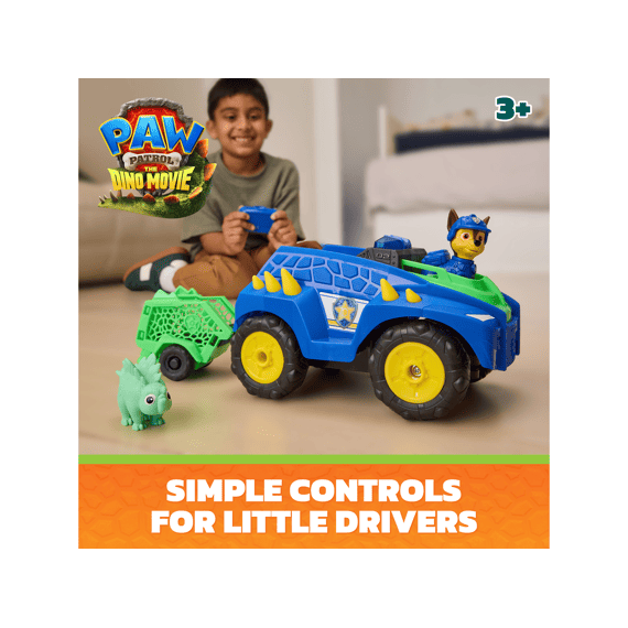 Paw Patrol Dino Movie R/c Chase Tow And Dash