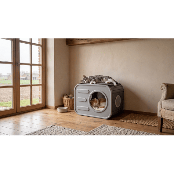 Practo Garden Kattenhuis Camera 40x53x36cm