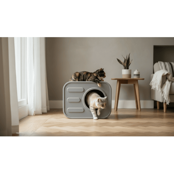 Practo Garden Kattenhuis Camera 40x53x36cm