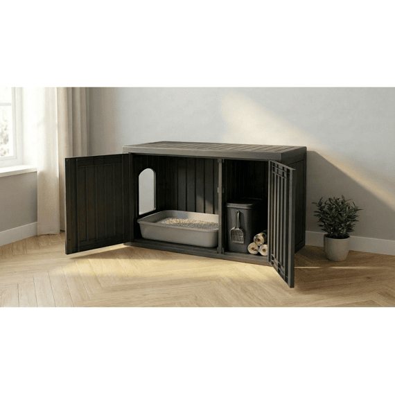 Practo Garden Kattenhuis Met Flexibele Setup 57x95x51cm
