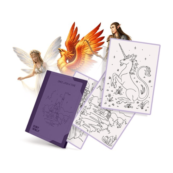 Kidywolf Kidydraw Pad Refill Once Upon  A Time +8 Jaar