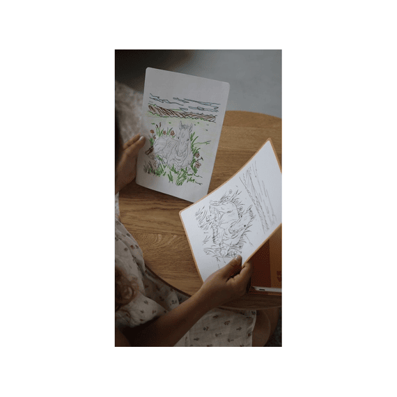 Kidywolf Kidydraw Pad Refill Once Upon  A Time +8 Jaar
