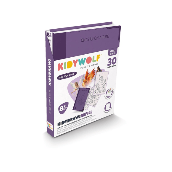 Kidywolf Kidydraw Pad Refill Once Upon  A Time +8 Jaar