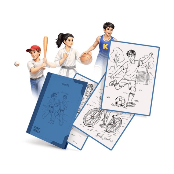 Kidywolf Kidydraw Pad Refill Sport +8 Jaar