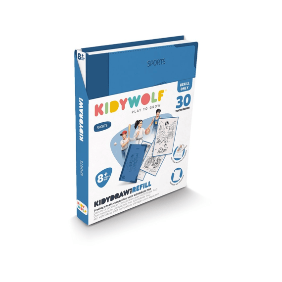 Kidywolf Kidydraw Pad Refill Sport +8 Jaar