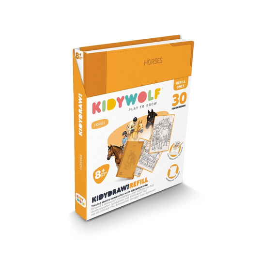 Kidywolf Kidydraw Pad Refill Horses +8 Jaar