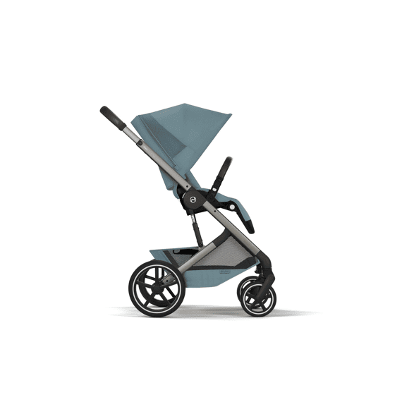 Cybex Balios Kinderwagen met Zit + Plooibare Draagmand Stormy Blue