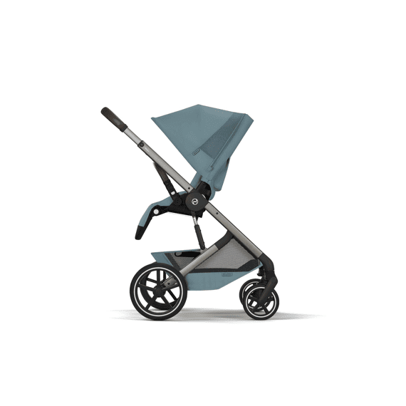 Cybex Balios Kinderwagen met Zit + Plooibare Draagmand Stormy Blue