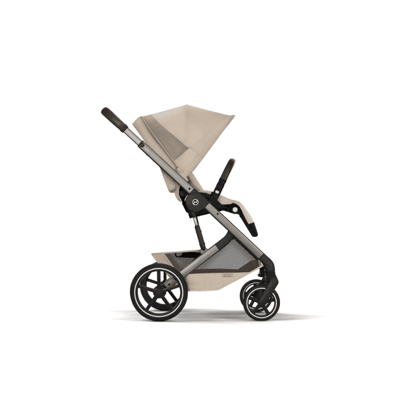 Cybex Balios Kinderwagen met Zit + Plooibare Draagmand Almond Beige