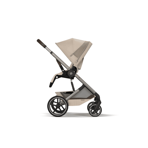 Cybex Balios Kinderwagen met Zit + Plooibare Draagmand Almond Beige