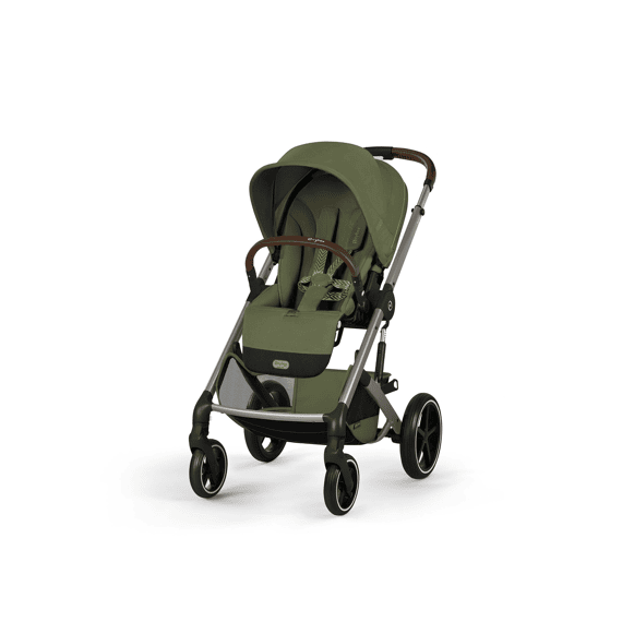 Cybex Balios Kinderwagen met Zit + Plooibare Draagmand Moss Green