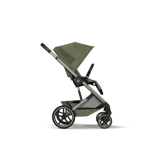 Cybex Balios Kinderwagen met Zit + Plooibare Draagmand Moss Green