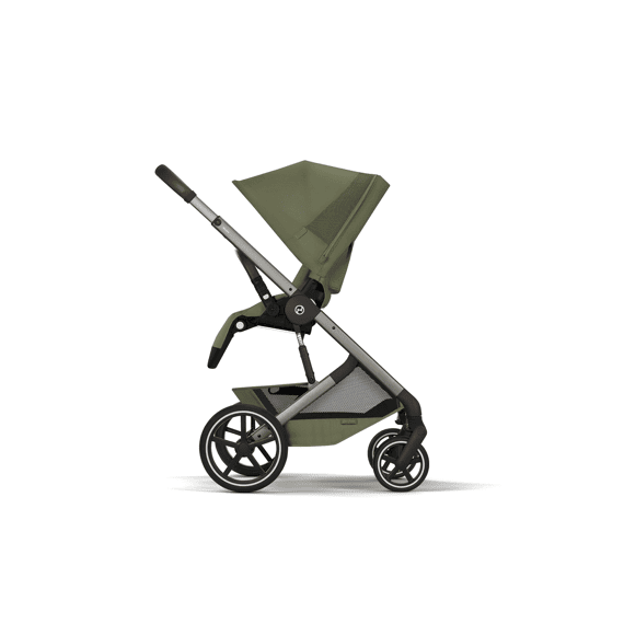 Cybex Balios Kinderwagen met Zit + Plooibare Draagmand Moss Green