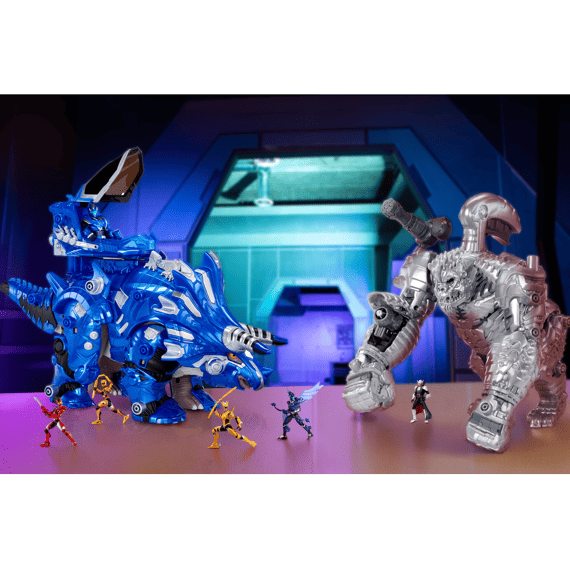 Armorsaurs Feature Villain Figuur King Chrome