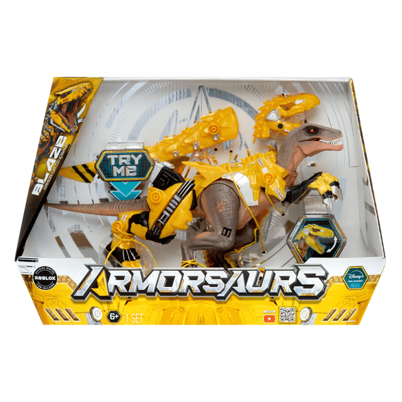 Armorsaurs Armor Up Dinosaur Yellow Raptor Blaze
