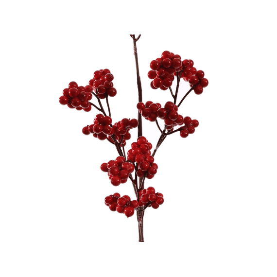 Berry Spray 55cm Red
