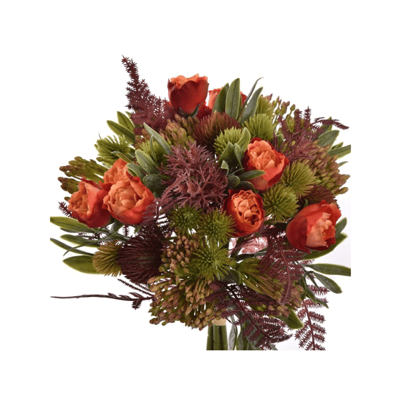 Rose Thistle Bundle 35cm Orange