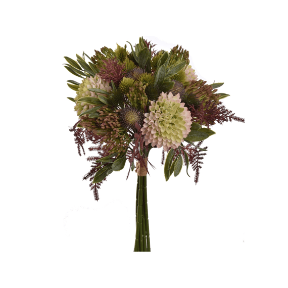 Dahlia Thistle Bundle 35cm Cream Pink