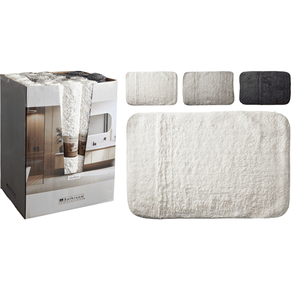 Badkamermat 60x90cm 3 Assortiment