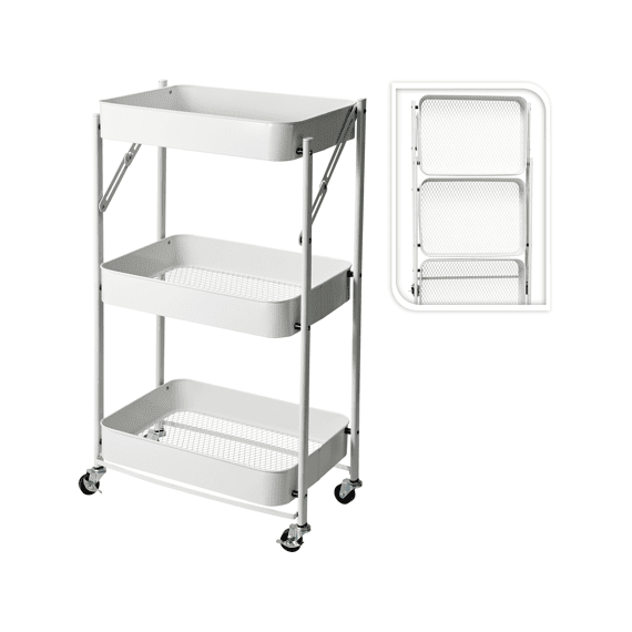 Keukentrolley 77cm Wit