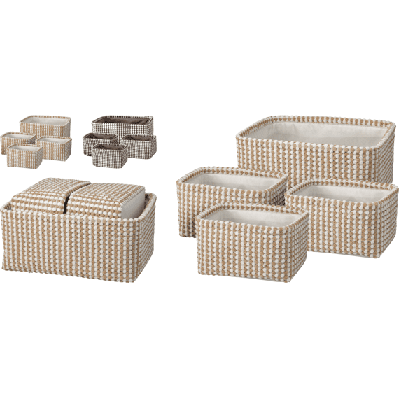 Mand 2 Assorti Kleur Klein Assortiment