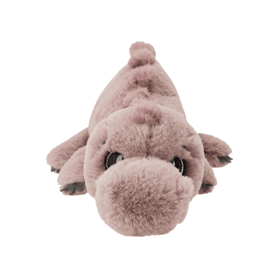 Dino World Knuffel Dino Liggend Lichtbruin 50cm