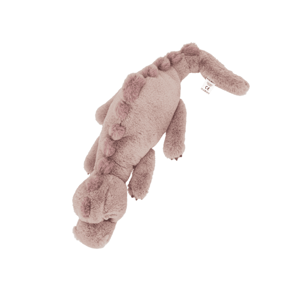 Dino World Knuffel Dino Liggend Lichtbruin 50cm