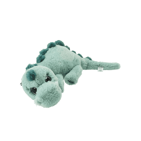 Dino World Knuffel Dino Liggend Lichtgroen 50cm