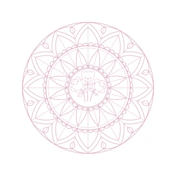 Kleurboek Graffy Pop Mandala Meisje